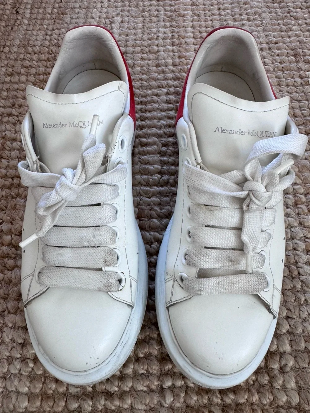 Alexander McQueen Oversized Sneaker with box and extra laces
